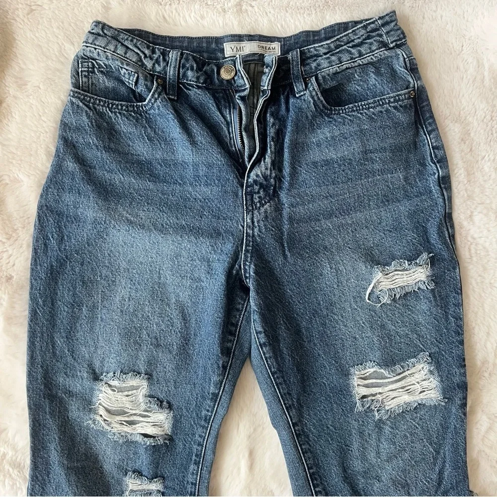Cropped ankle flare jeans